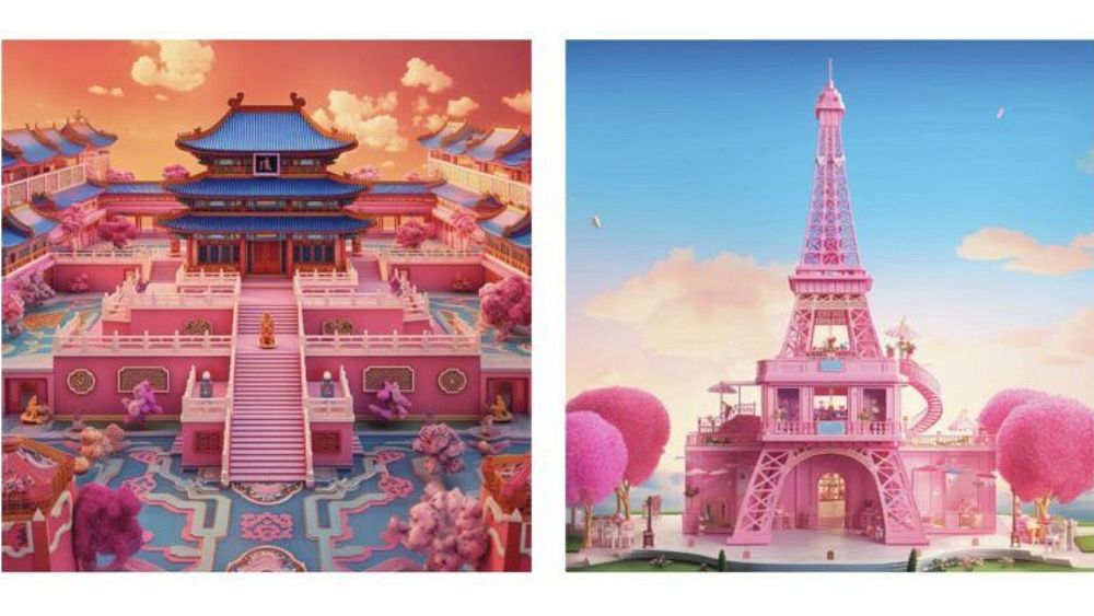 Peignez-le en rose : à quoi ressembleraient les monuments européens en tant que maisons de rêve de Barbie ?