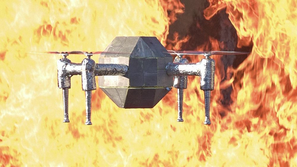 Ce drone résistant à la chaleur peut trouver et aider les personnes prises au piège dans des bâtiments en feu ou des incendies de forêt