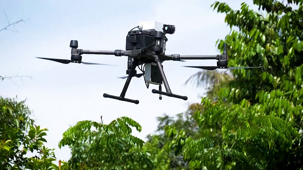Des chercheurs suisses utilisent des drones pour surveiller la santé de la forêt tropicale