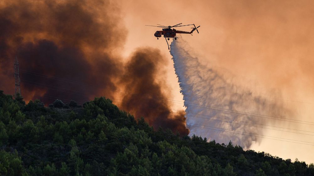 L'OTAN déploie un nombre record de 40 avions de lutte contre les incendies en Grèce