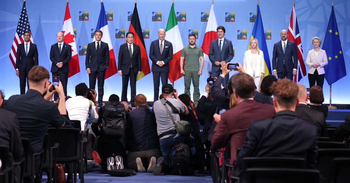 Les pays du G7 promettent un soutien à long terme à l'Ukraine