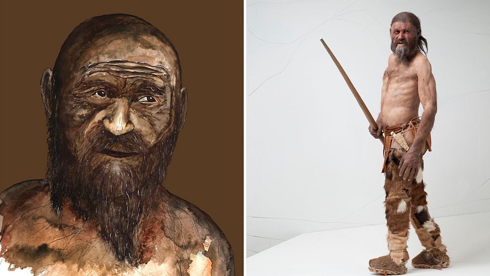 Une étude révèle à quoi Ötzi l'homme des glaces, la plus ancienne momie d'Europe, ressemblait réellement de son vivant