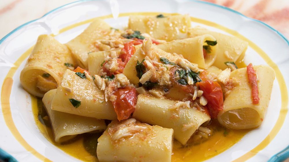 Repas de la semaine : Manger, c'est votre devoir civique - Pâtes italiennes au crabe bleu