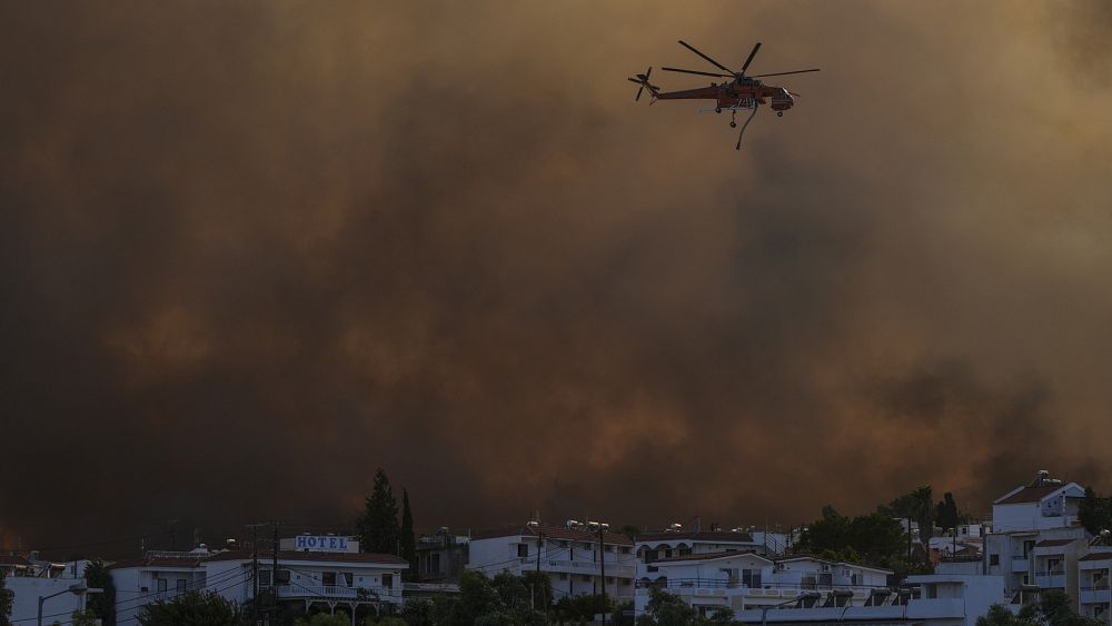 L'UE envoie davantage d'avions de lutte contre les incendies en Grèce alors que les incendies de forêt font rage