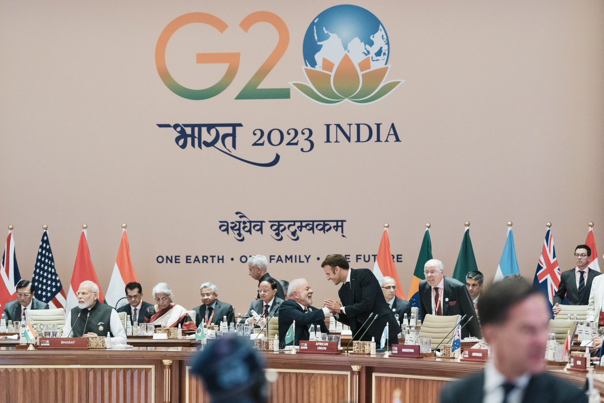 Qu’aucun pays n’ait à choisir entre la lutte contre la pauvreté et la protection de la planète : c’est le sens du Pacte de Paris pour les Peuples et la Planète.
Au G20 de Delhi, je viens le porter et poursuivre le dialogue avec mes homologues de tous les continents.