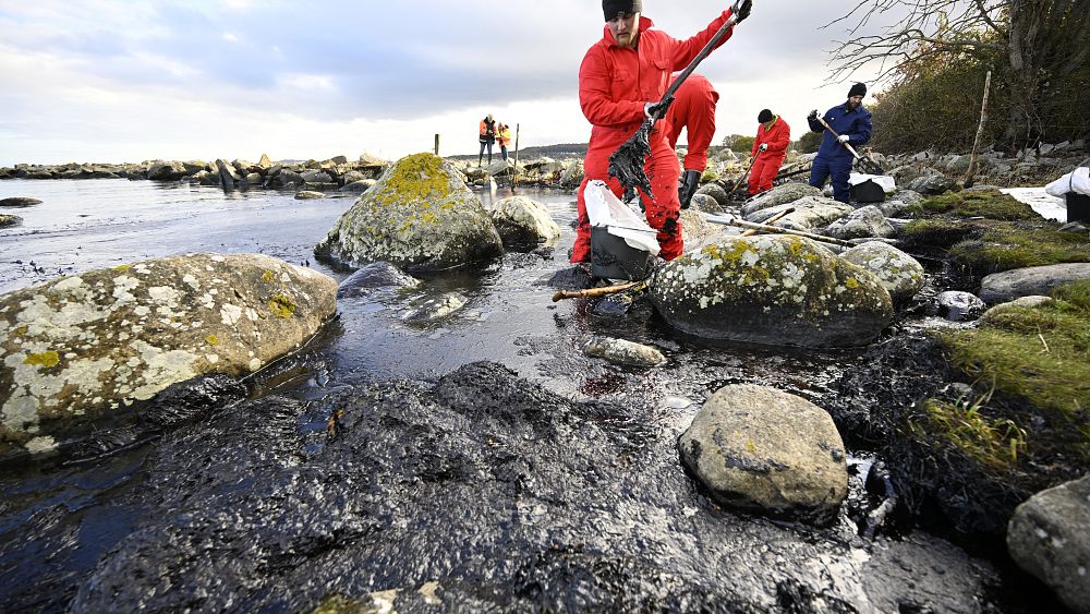 « Deux mètres cubes de pétrole » : les garde-côtes suédois se précipitent pour nettoyer une fuite de carburant du ferry