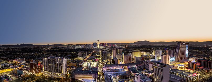 Horizon du centre-ville de Las Vegas