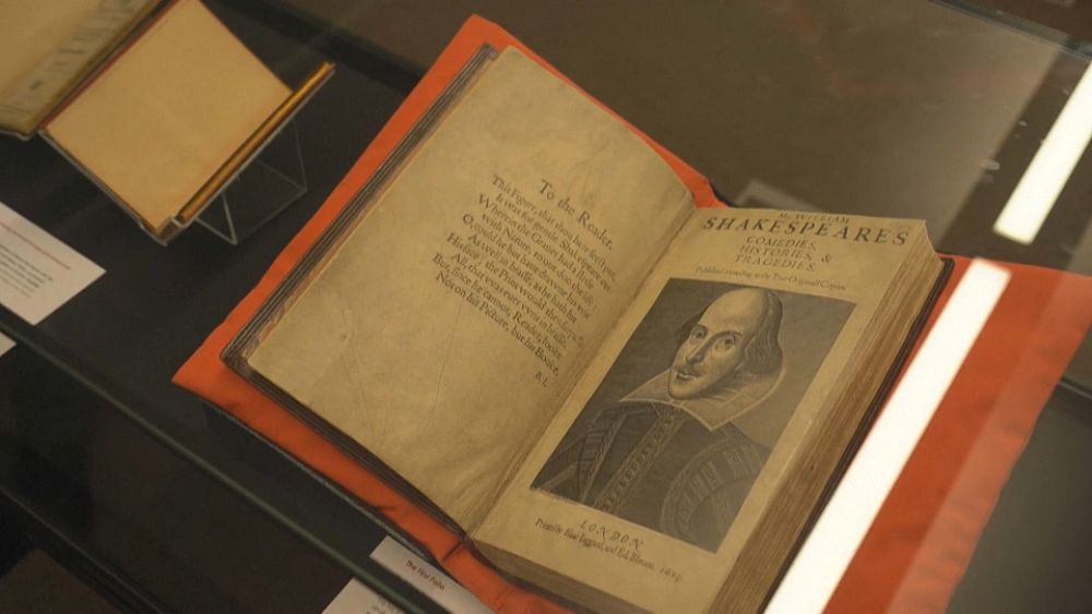 Une œuvre complète de Shakespeare exposée à Londres