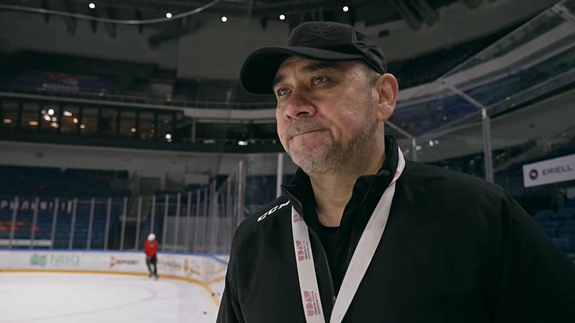 Abdumadjid Nasirov, entraîneur de l'équipe nationale junior de hockey sur glace d'Ouzbékistan