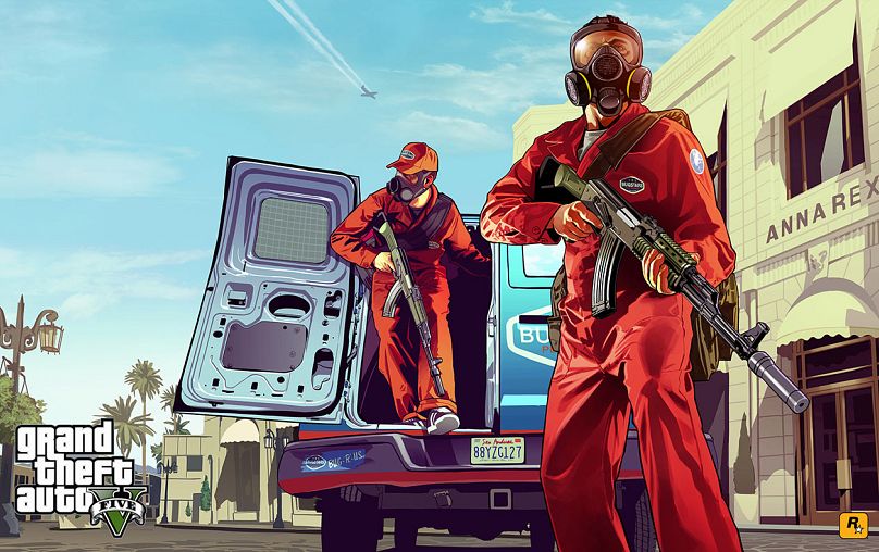 Une image postée par Rockstar pour la sortie de Grand Theft Auto V