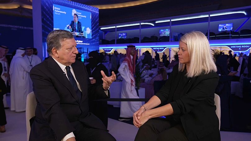 José Manuel Barroso, ancien président de la Commission européenne et ancien Premier ministre du Portugal, s'entretient avec Euronews