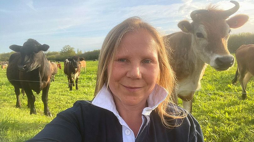 Rebecca Mayhew a connu des températures extrêmement chaudes et humides dans sa ferme de Norfolk, au Royaume-Uni.