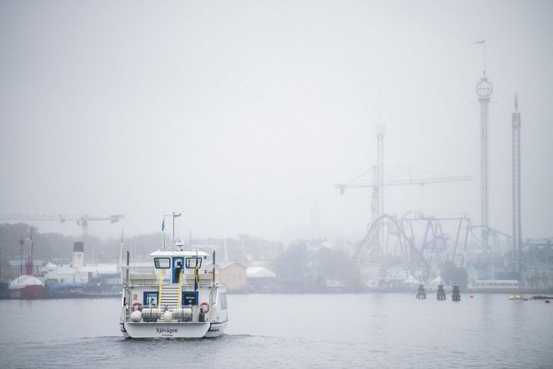 Un ferry à Stockholm, en Suède.