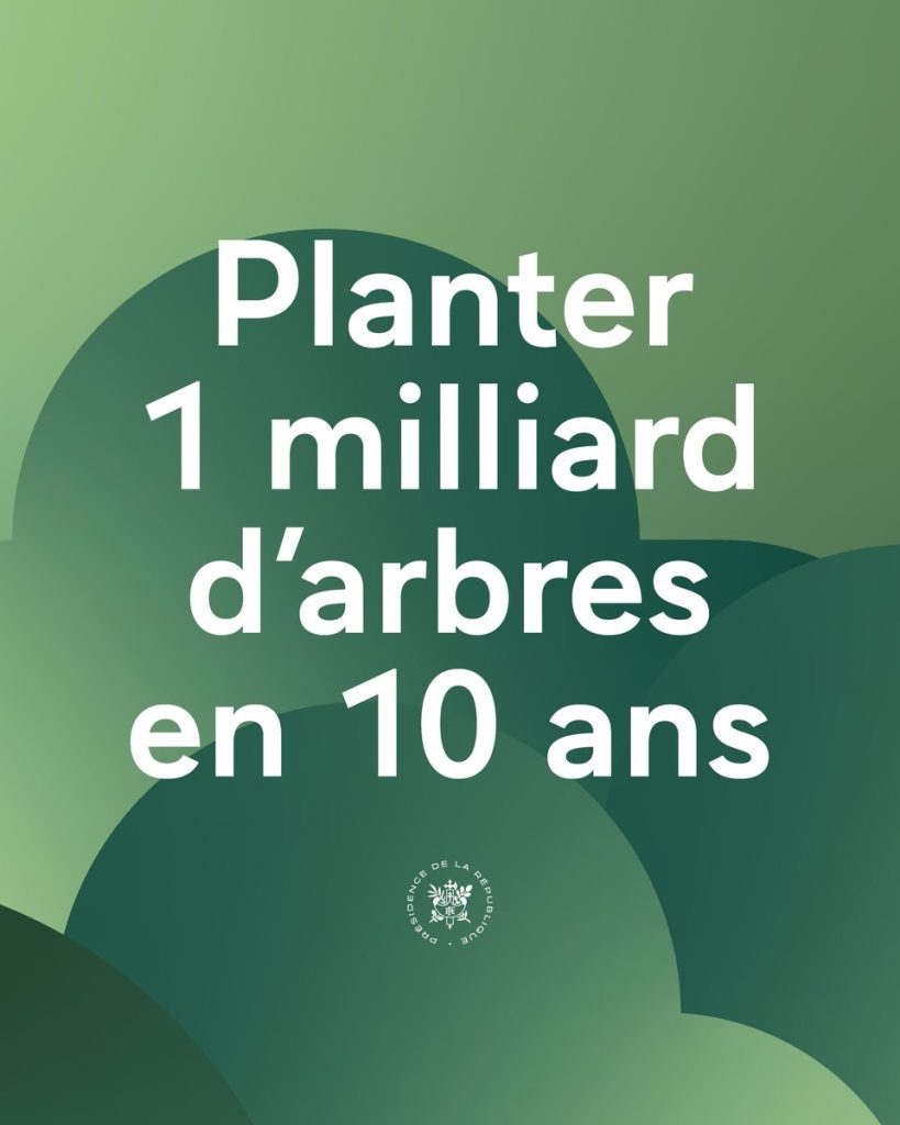 Plus de 70 millions d’arbres plantés en 2023. On accélère pour atteindre notre objectif :