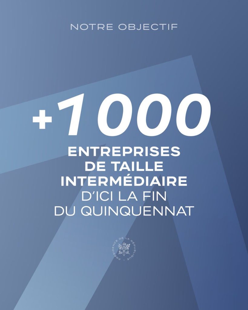 Je continuerai à tout faire pour aider les petites et moyennes entreprises à exploiter pleinement leur potentiel, à devenir des ETI.
Elles sont un levier pour bâtir une économie forte, exportatrice, en prise avec les défis du siècle et notre objectif de plein-emploi.
