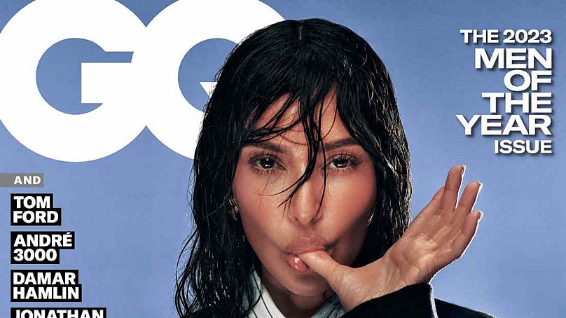 Kim Kardashian fait la couverture de l'édition Hommes de l'année de GQ