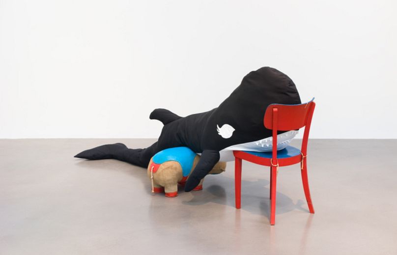 Cosima von Bonin, Épaulard aux longs cils I (version Rhino) (2018)