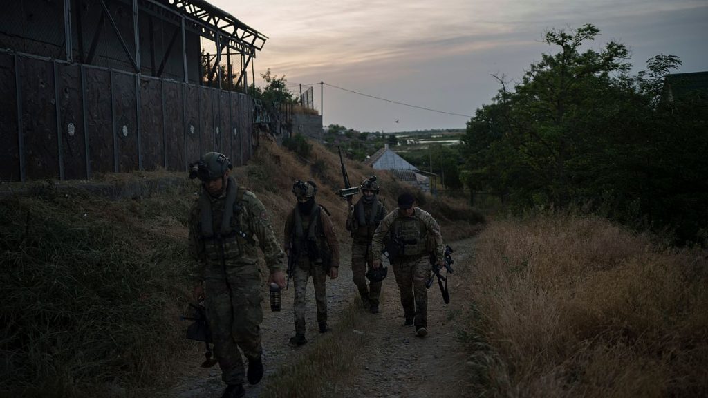 Ukraine Special Operations Forces return from a night mission in Kherson region, Ukraine, Saturday, June 10, 2023.