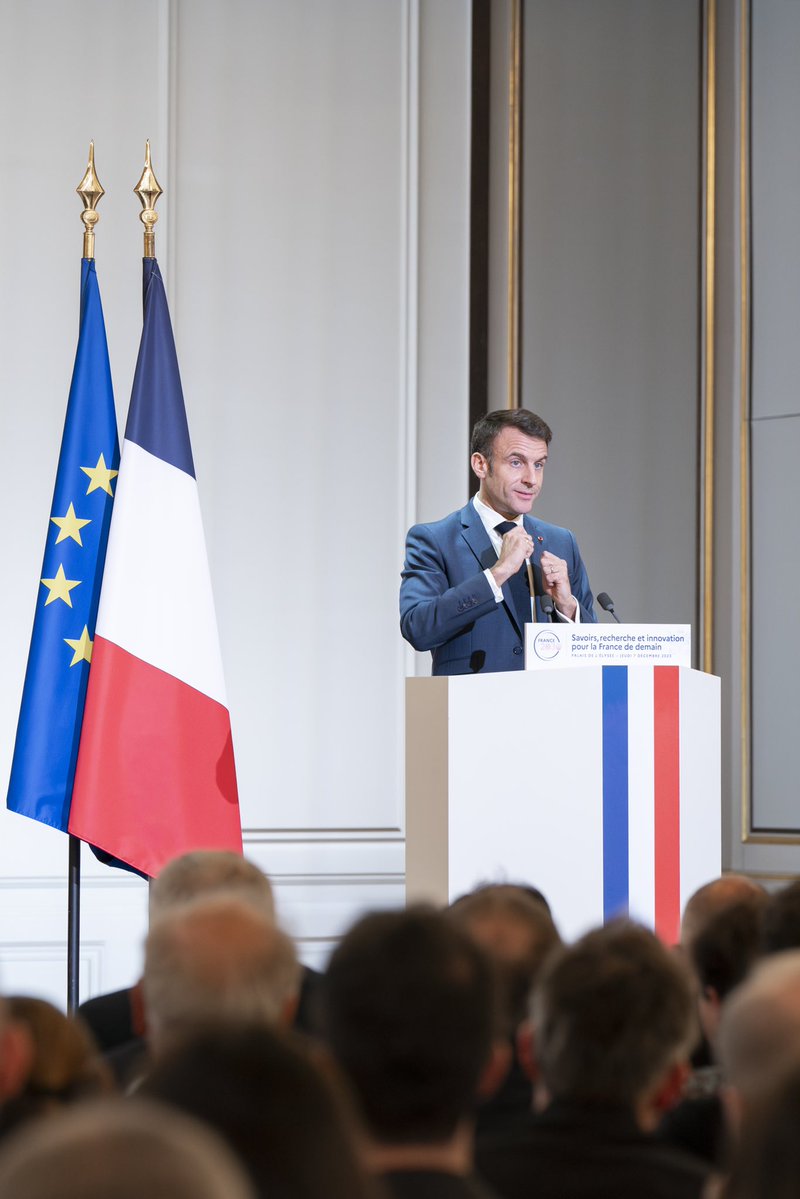 Emmanuel Macron announced a major reorganization of national research