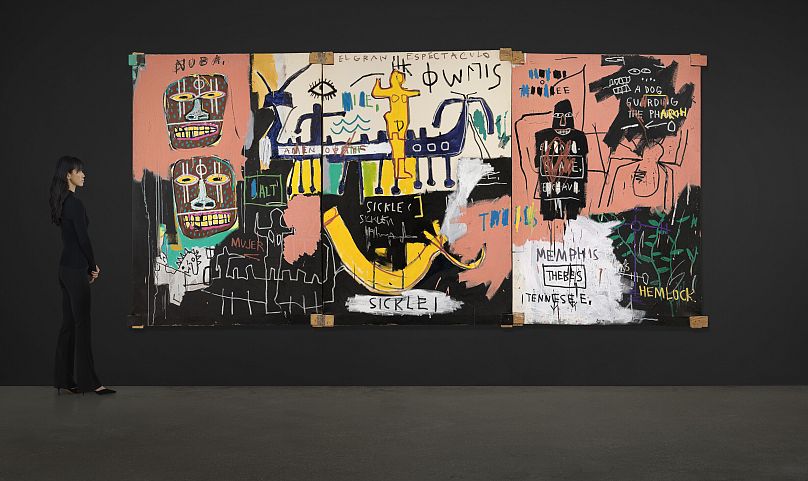 El Gran Espectaculo (Le Nil), chef-d'œuvre de Jean-Michel Basquiat
