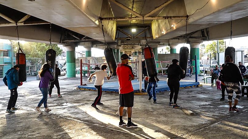 La famille Ramirez a entraîné des centaines de jeunes dans leur salle de sport à Ecatepec de Morelos, au Mexique.
