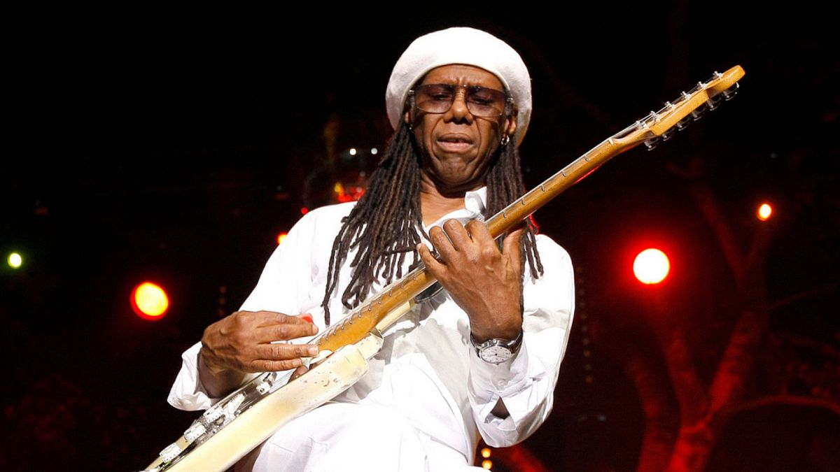 Nile Rodgers of Chic performs at the Jazz Festival of 5 Continents, in Marseille, southern France, July 20, 2013.