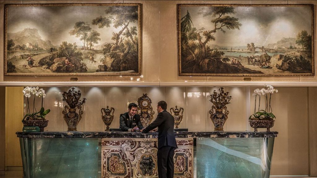 Prestigious Rome hotel welcomes guests to its over 1,000 piece art collection