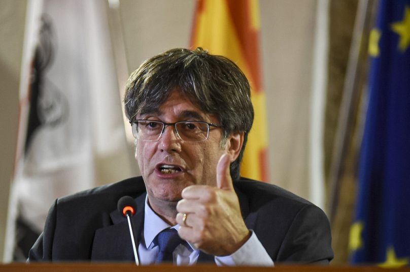DOSSIER - Le leader catalan Carles Puigdemont