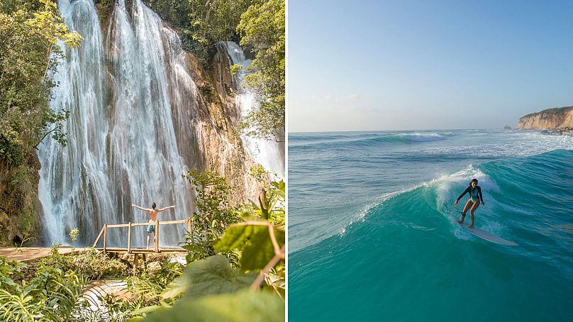 Attrapez les vagues et les cascades en République Dominicaine.