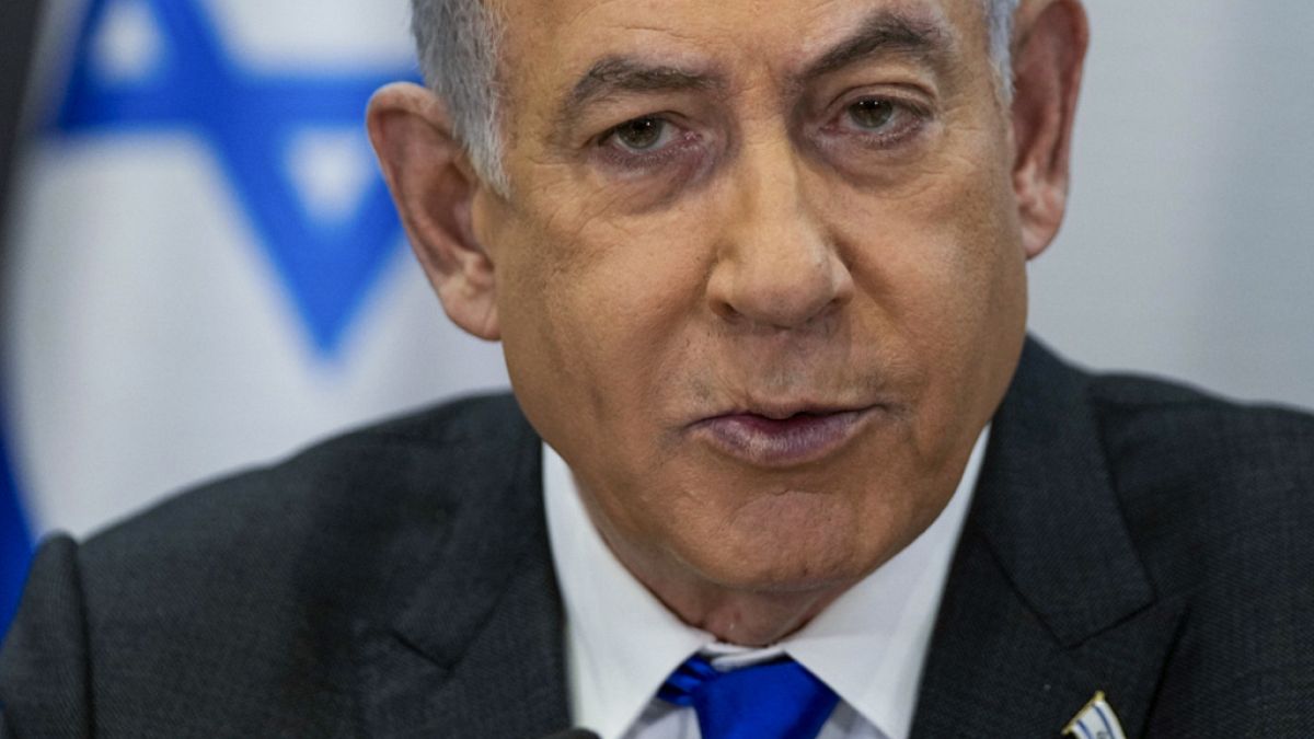 FILE - Israeli Prime Minister Benjamin Netanyahu in Tel Aviv, Israel, on Dec. 24, 2023.