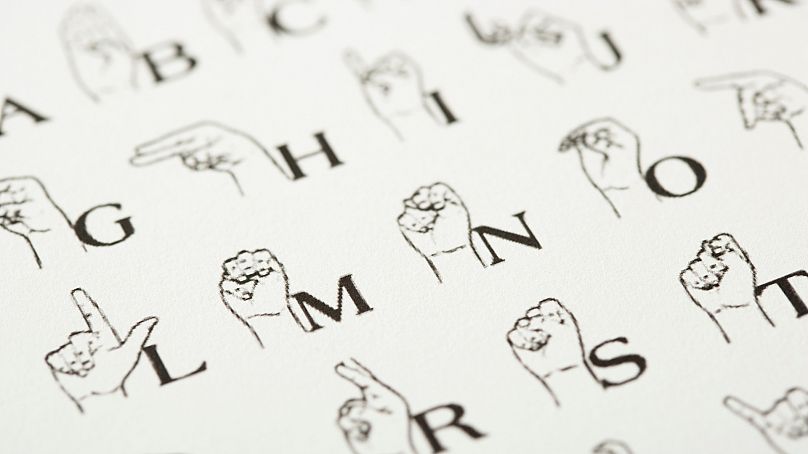 Tableau de la langue des signes