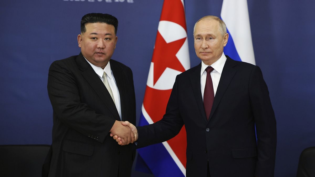 The European Union and the United States have denounced North Korea and Russia for