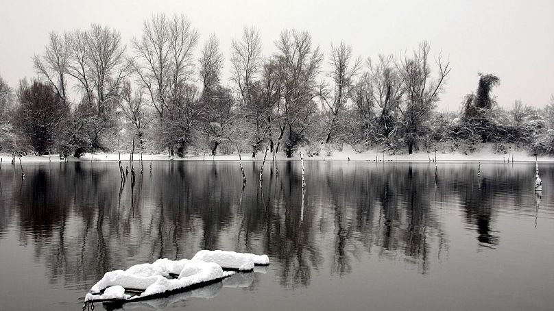 L'hiver sur le Danube.