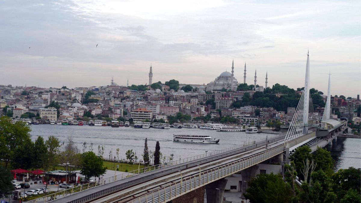 The Golden Horn waterway in Istanbul, Friday, June 21, 2019