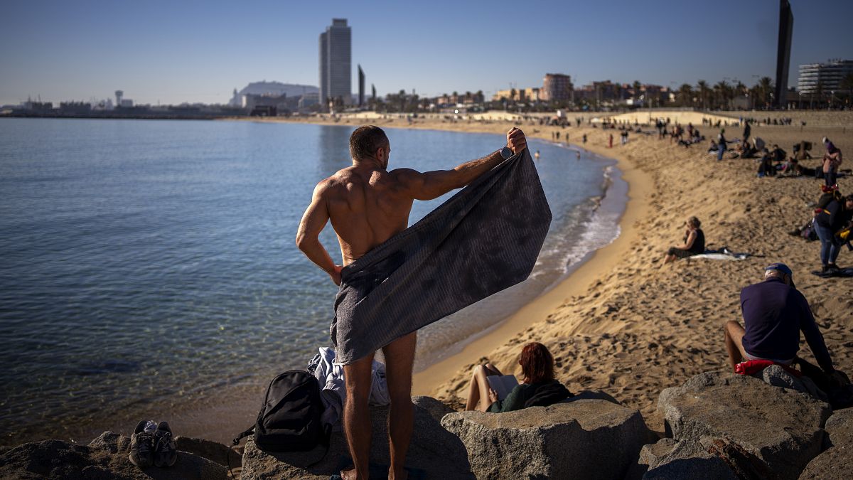 December also brought unseasonably warm weather in parts of Spain.