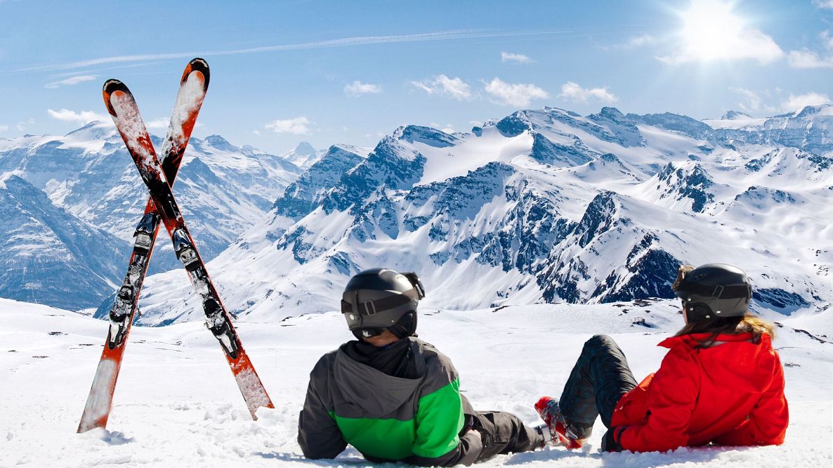 Ski resorts are rejoicing at January snowfall in the Alps.