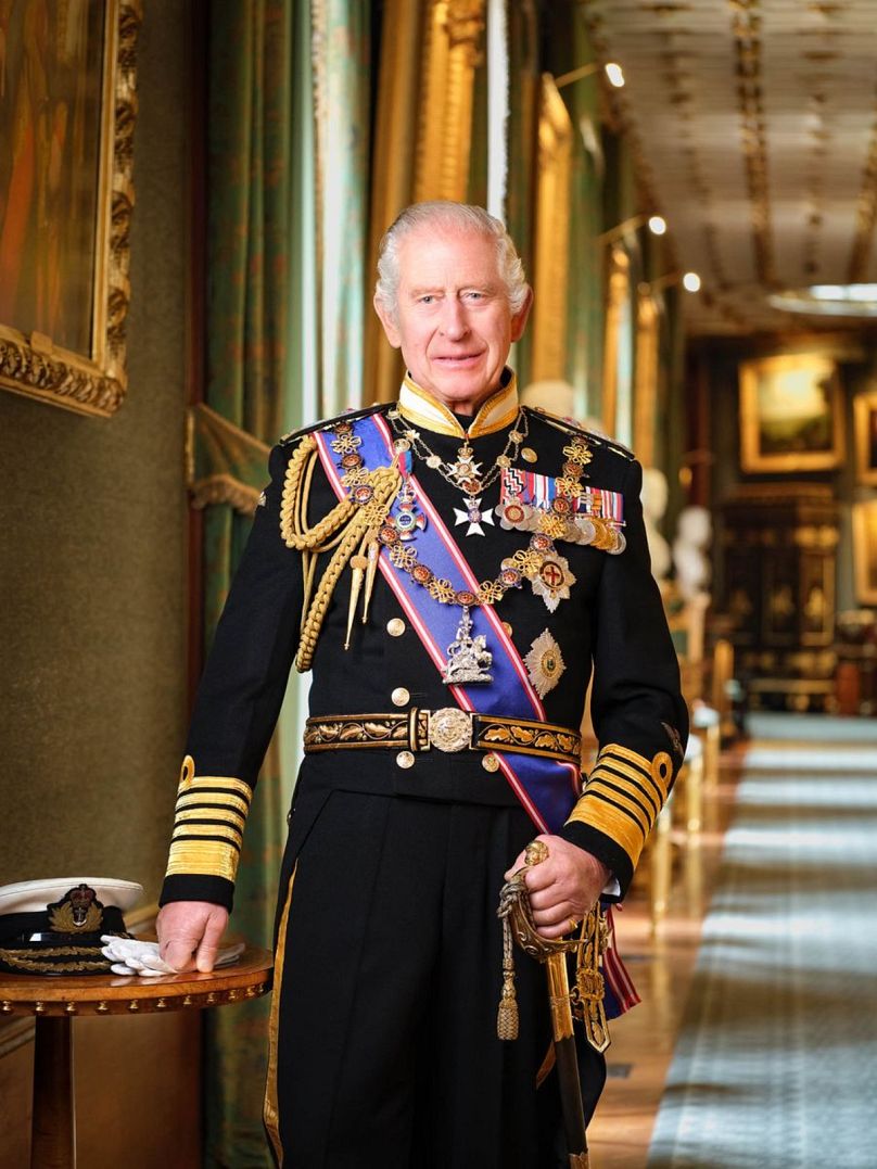 Le portrait officiel du roi Charles III