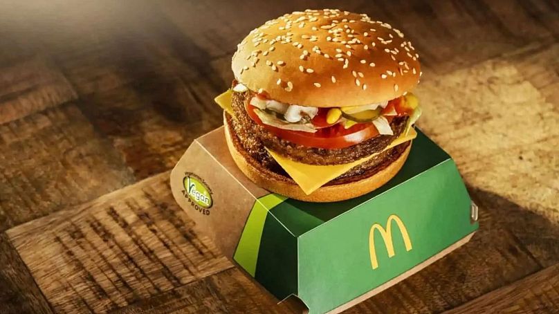 Le burger Double McPlant de McDonald's.