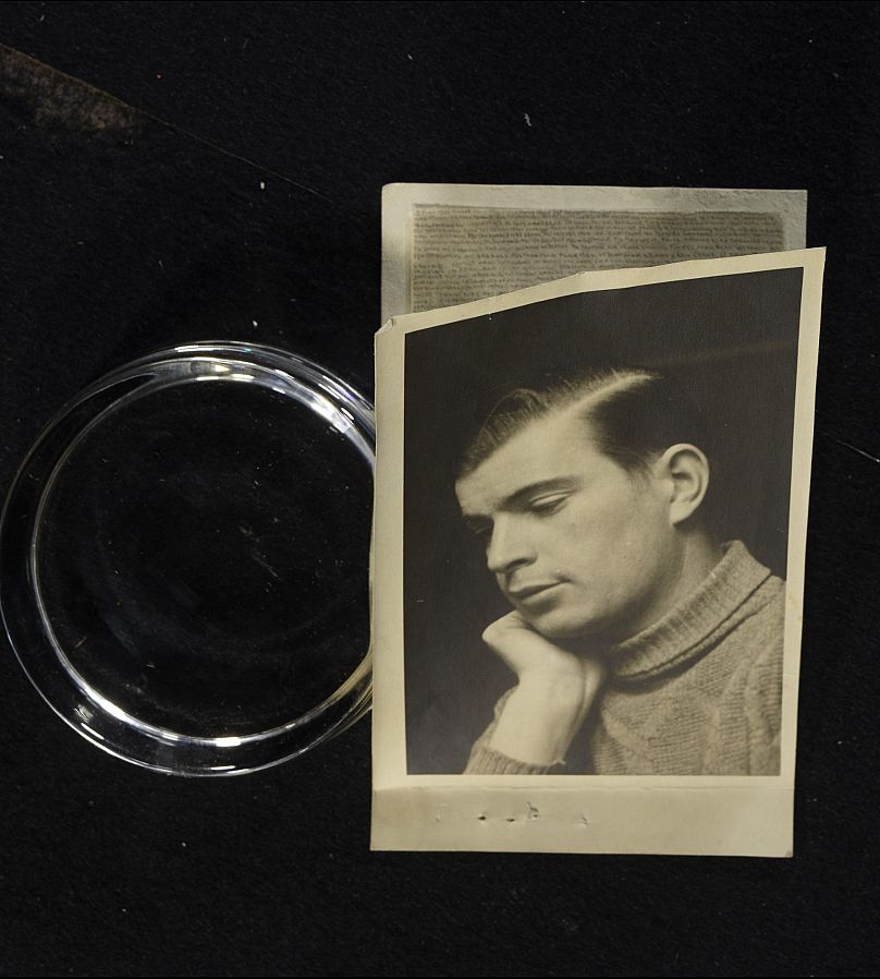 Une photo de Guy Griffiths qui cachait un message secret pour le MI9 dans un petit écrit envoyé depuis le Stalag Luft III par son codétenu Peter Gardner.