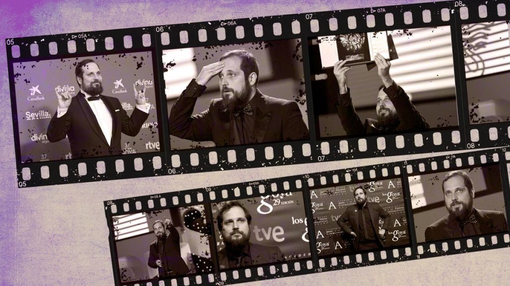 Composite image of Spanish filmmaker Carlos Vermut