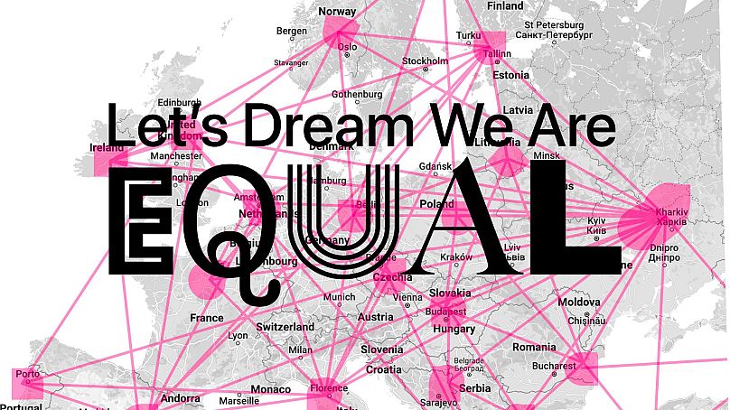Affiche pour le projet transnational Let's Dream We Are EQUAL