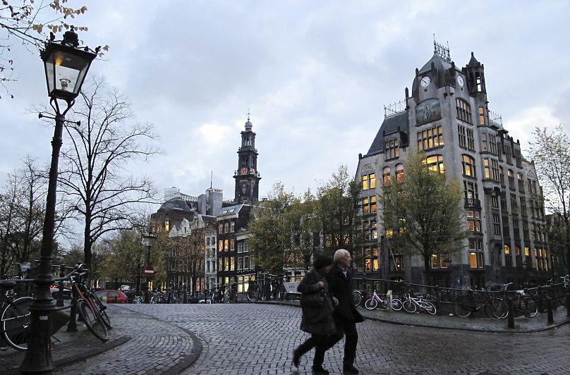 Photo d'archives d'Amsterdam aux Pays-Bas, la cinquième économie de l'UE
