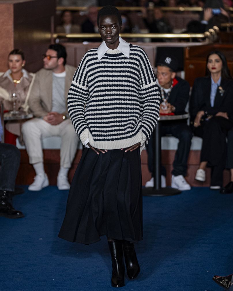 La collection Tommy Hilfiger est présentée lors de la Fashion Week, le vendredi 9 février 2024, à New York.