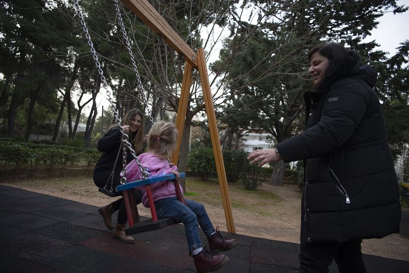 Couple avec leur fille