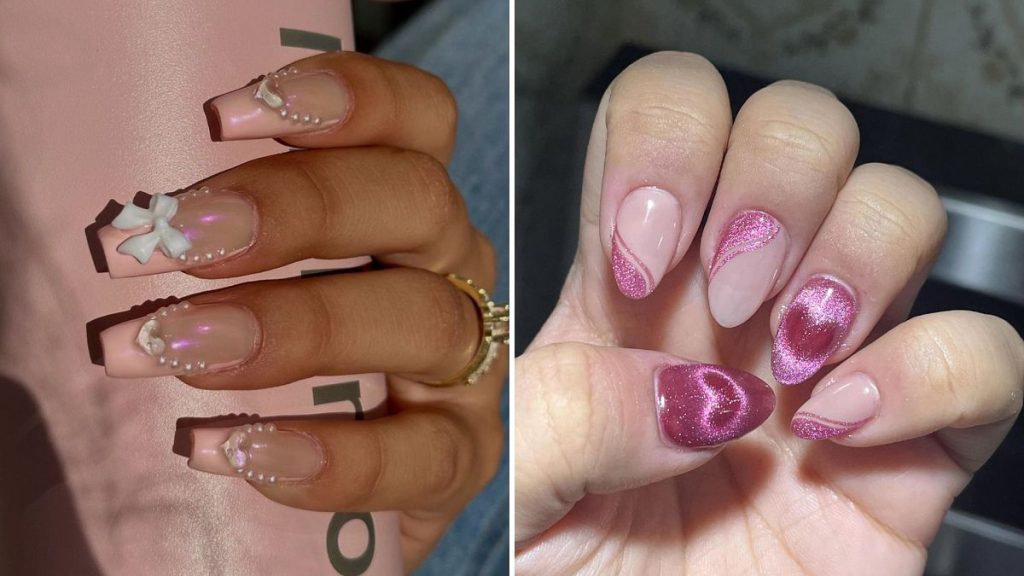 Coquette, mob wife, magnetic hearts. 5 top nail trends to express Valentine