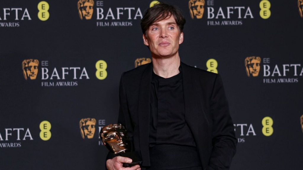 Cillian Murphy, winner of the leading actor award for