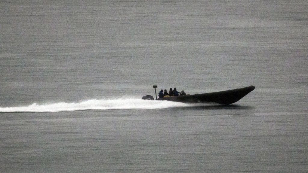 Two Spanish police officers died in a crash with a suspected drug boat on Friday.