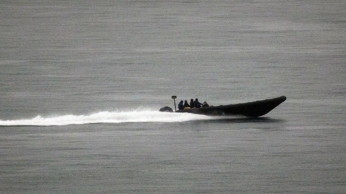 Two Spanish police officers died in a crash with a suspected drug boat on Friday.