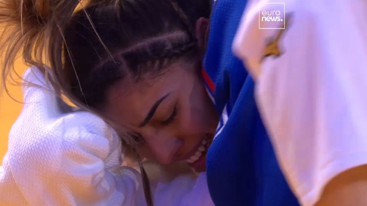 Shirine Boukli takes her first Paris Grand Slam gold medal