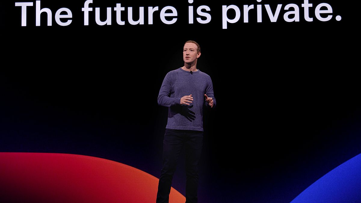 Meta CEO Mark Zuckerberg at F8 event in 2019